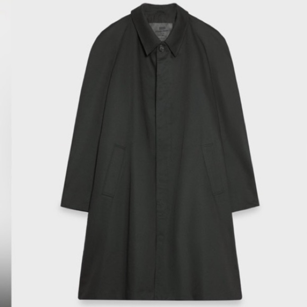 ZARA x Steven Meisel Black Cotton Blend Coat (M/L)